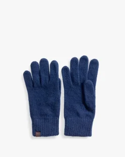 Handschoenen wol blauw