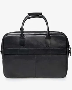 Office sleeve leer zwart