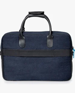Office sleeve textiel blauw